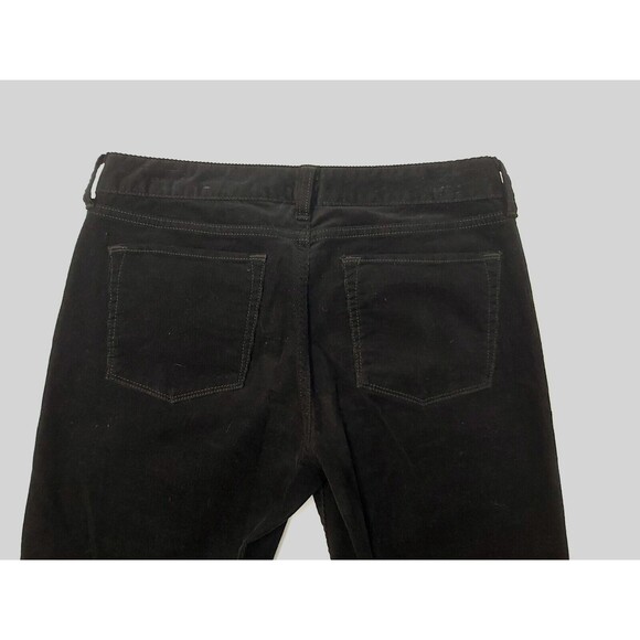 Banana Republic Jeans Black Skinny Dark Wash Stretch Corduroy Jeans size 28/6 - Picture 7 of 14